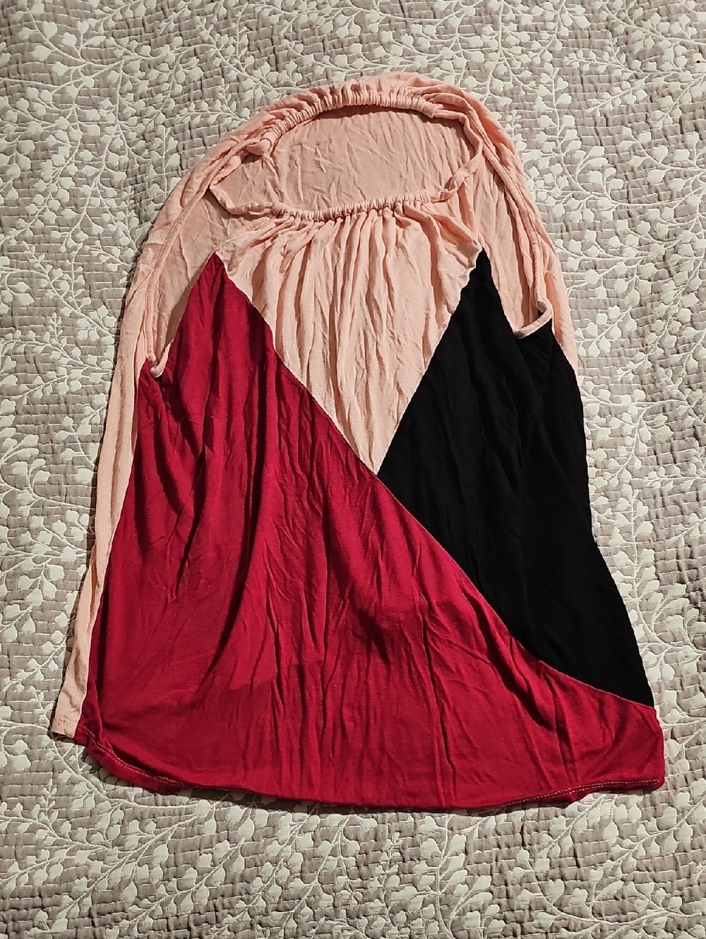 BiBi Colorblock Tank Top in Pink, Red & Black